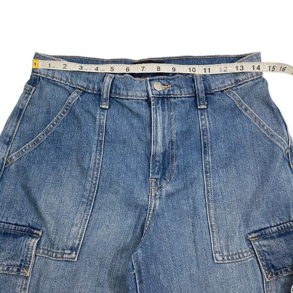 GAP Baggy super wide double cargo jeans women’s 4 27R skater street style trendy - Picture 10 of 13